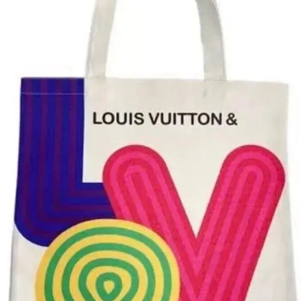 Louis Vuitton Novelty Canvas Eco Tote bag Shenzhen exhibition 2022 Limited NEW - Picture 3 of 13